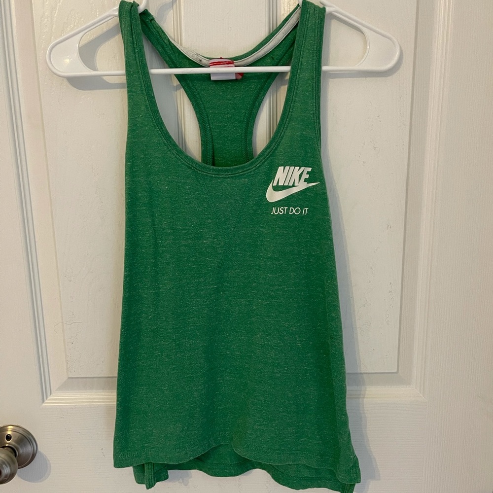Nike green tank